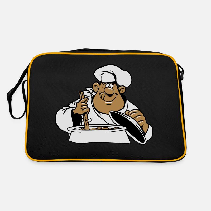 Cook comical funny Retro Bag
