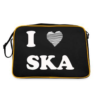 Idée cadeau t-shirt ska musique ragga - Sac Retro - noir/or - Dos