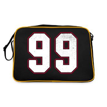 Numéro quatre-vingt-dix neuf - 99 Classic Vintage Sport - Sac Retro - noir/or - Dos