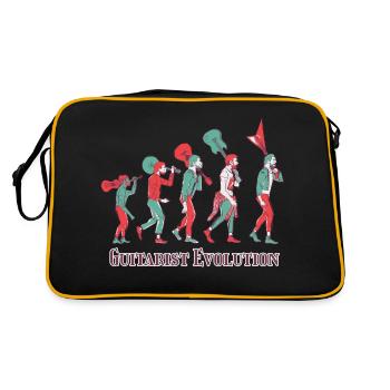 Guitarist Evolution Music Rock Guitarist - Retro Bag - black/gold - Back