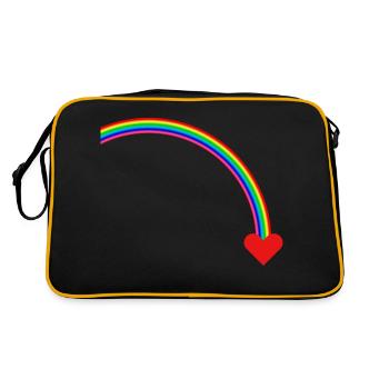 Rainbow - Retro Bag - black/gold - Back