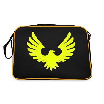 Eagle - Retro Bag - black/gold - Back