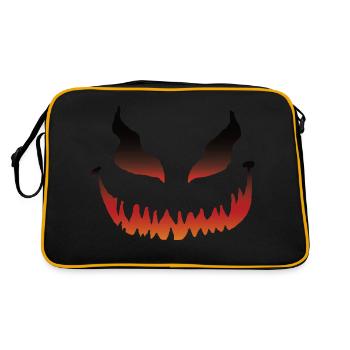FIRE DUDE - Retro Tasche - Schwarz/Gold - Hinten