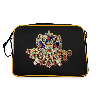 Kabyle afzim jewelry - Retro Bag - black/gold - Back