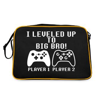 J’ai monté de niveau à Big Bro - Sac Retro - noir/or - Dos