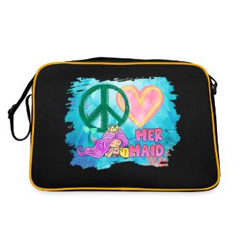 Ocean Sublimation - Retro Bag - black/gold - Back