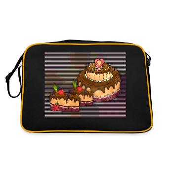 Cake - Retro Bag - black/gold - Back