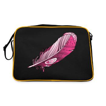 Feather - Retro Bag - black/gold - Back