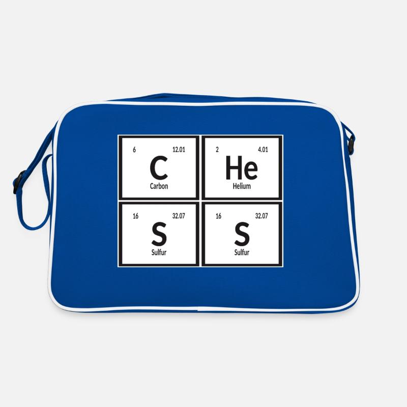 Schach | Periodensystem der Elemente Retro Tasche