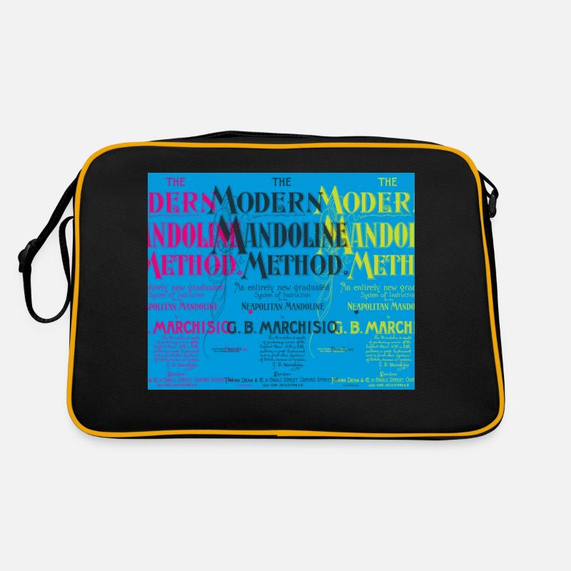 Modern Mandoline Method - Collage Retro Tasche