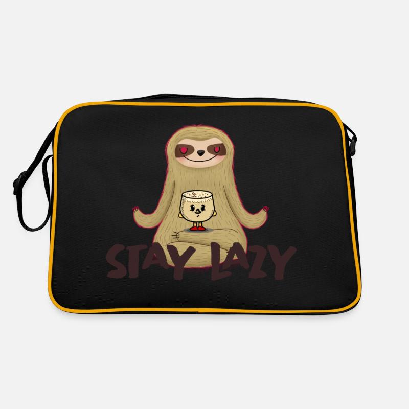 Stay Lazy - Sloth Retro Bag