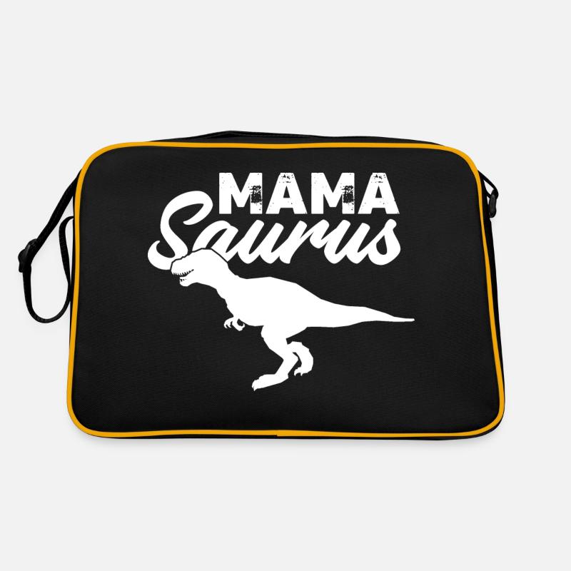 Dinosaurs 1 - Retro Bag - black/gold