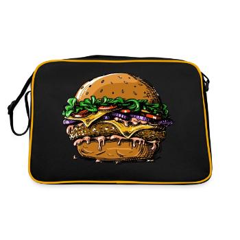 burger - Retro Bag - black/gold - Back