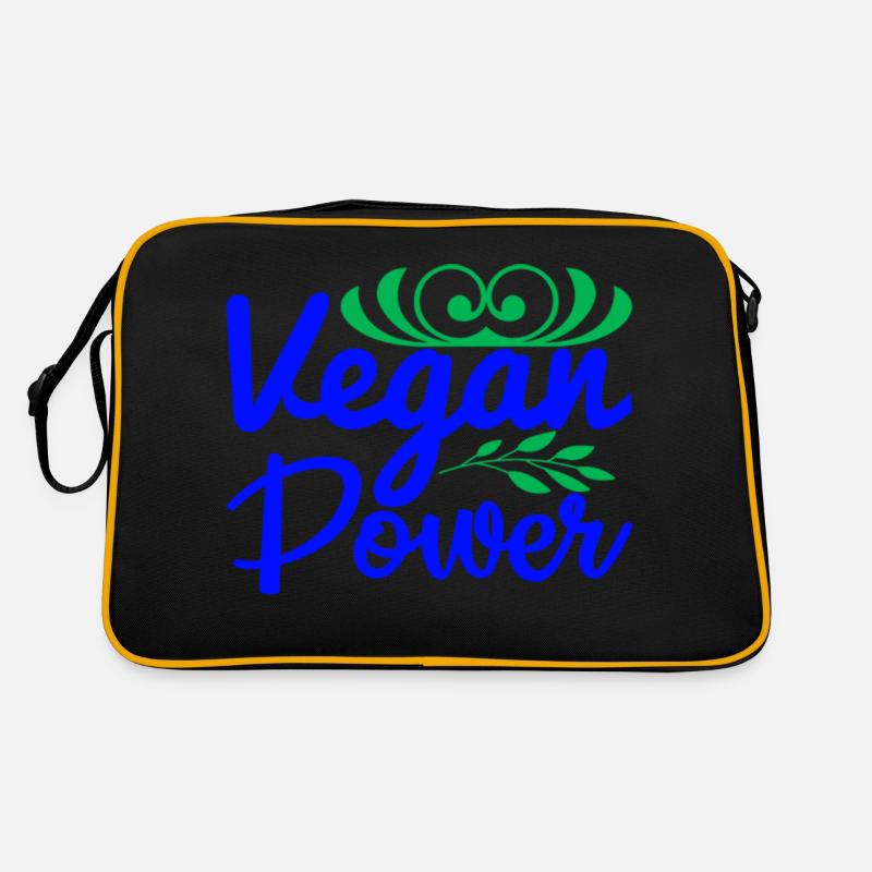 Puissance végétalienne Sac Retro
