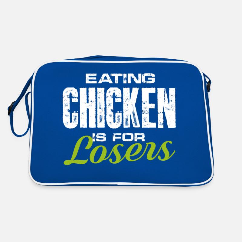 manger du poulet est pour les perdants Design Sac Retro