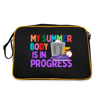 Mon corps d’été est en cours - Sac Retro - noir/or - Dos