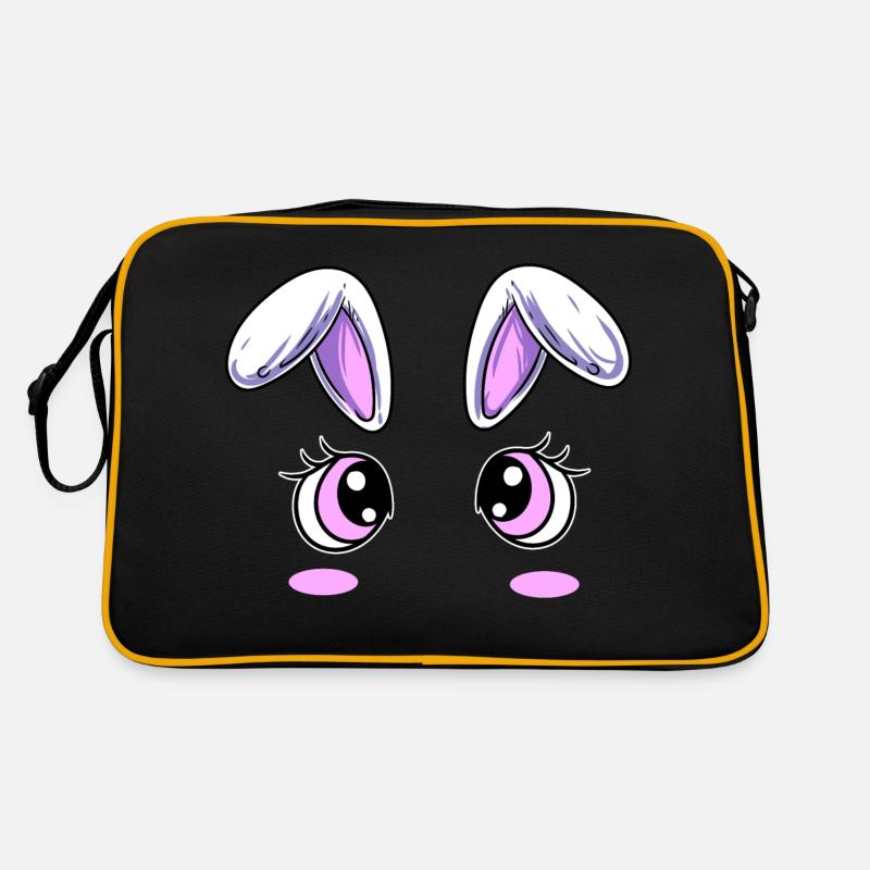 Cute Face Eyes Design Retro Bag