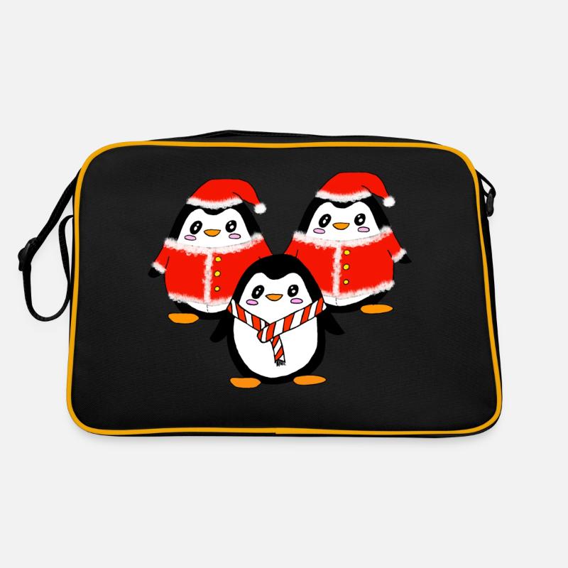 3 Pinguine Retro Tasche