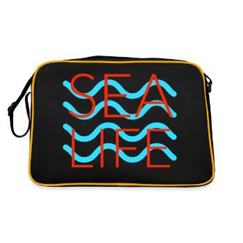 Vie marine - Sac Retro - noir/or - Dos