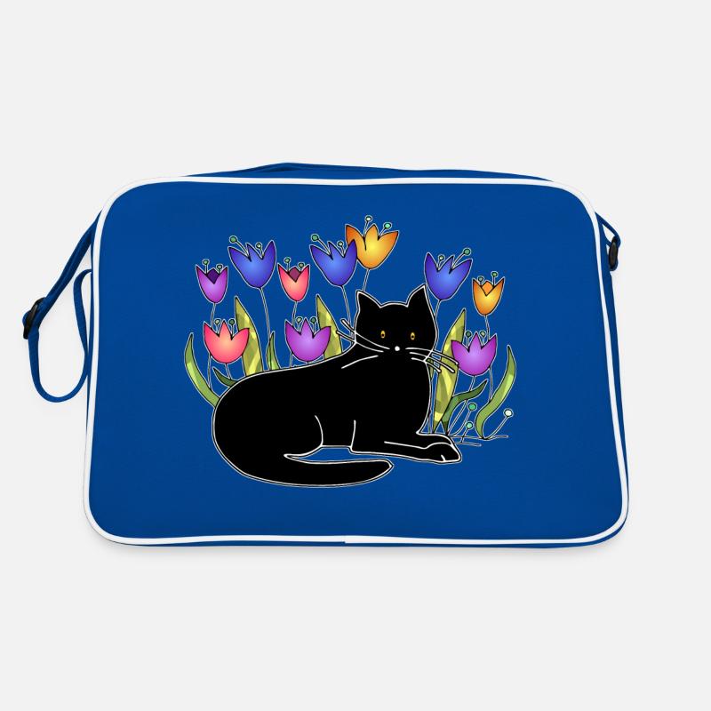 Katze Retro Tasche