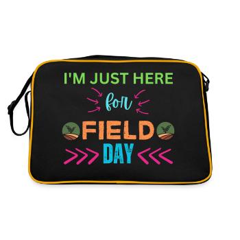 I'M Just Here For Field Day - Retro Bag - black/gold - Back