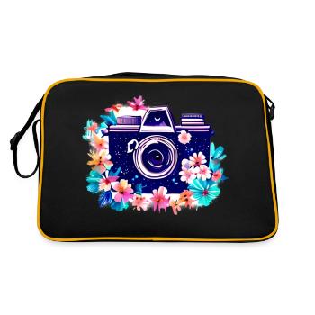Photographer Camera Funny Photographing Photographer - Retro Bag - black/gold - Back