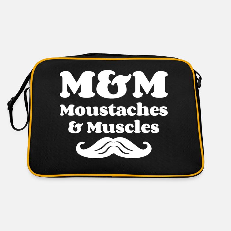 M&M (Moustaches & Muscles) Sac Retro