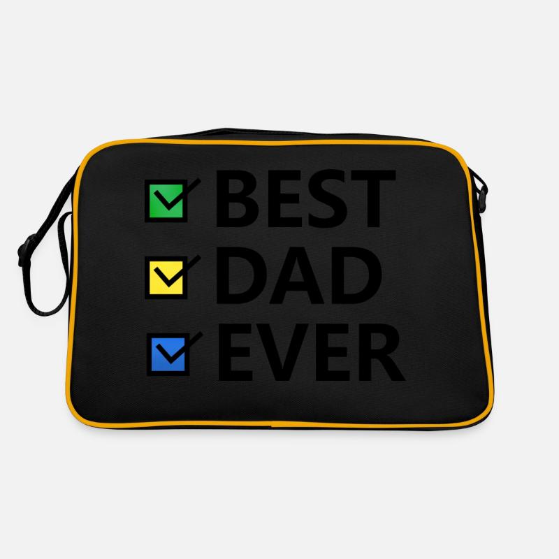 Best dad ever Retro Bag
