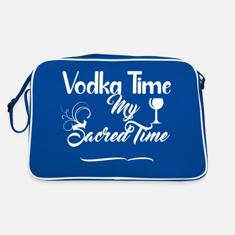 Vodka Time Design -Alcoholic Beverage Retro Bag