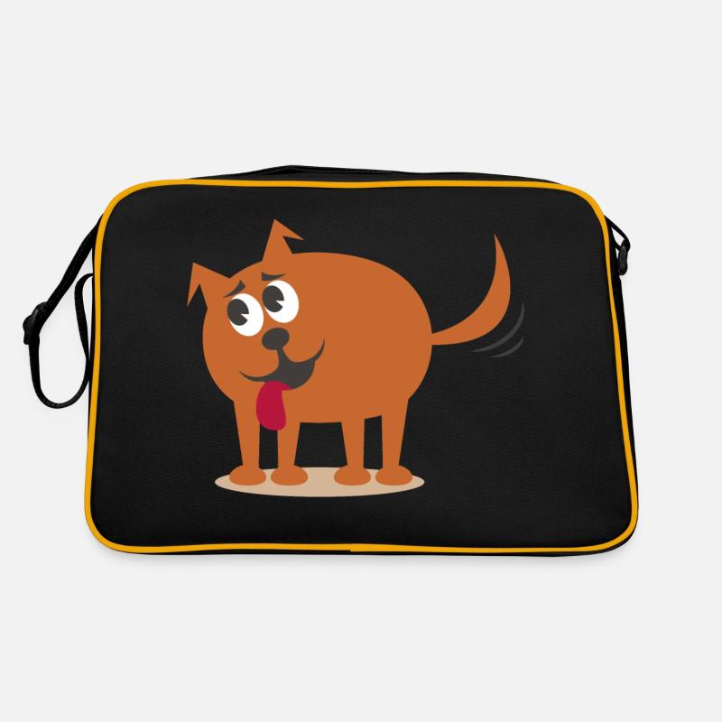 Hund Retro Tasche