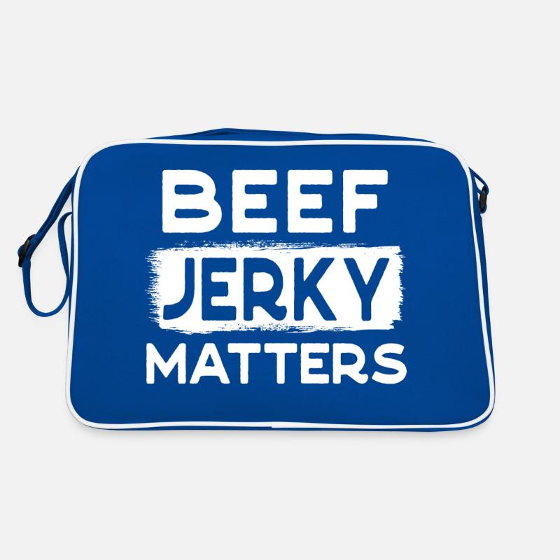 Viande séchée de bœuf Importance Amateur de viande Viande séchée Sac Retro
