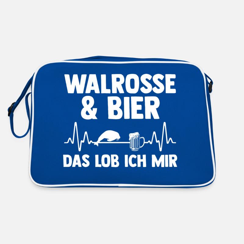 Walross Retro Tasche