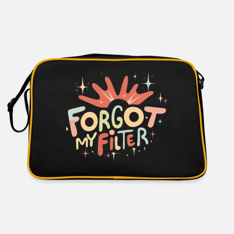 Filter vergessen Retro Tasche