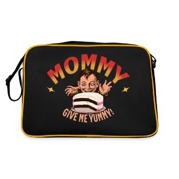 Maman, miam ! - Sac Retro - noir/or - Dos
