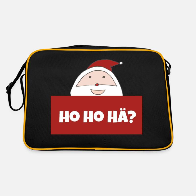 weihnachtsmann hohohä Retro Tasche