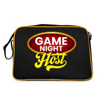 Gamenight Host - Retro Bag - black/gold - Back