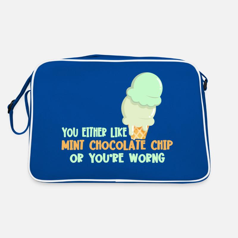 Entweder Du Magst Mint Chocolate Chip Oder Du Retro Tasche