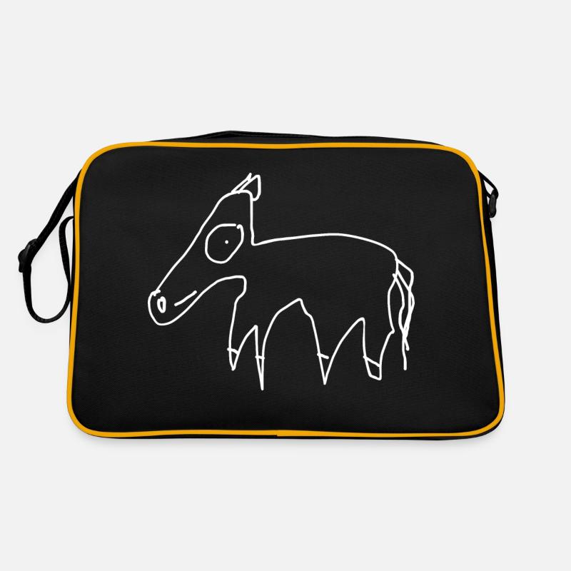 Pferd Tier Retro Tasche