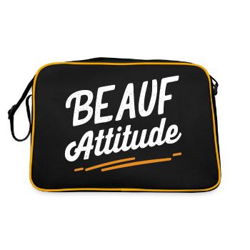 Beauf attitude - Sac Retro - noir/or - Dos