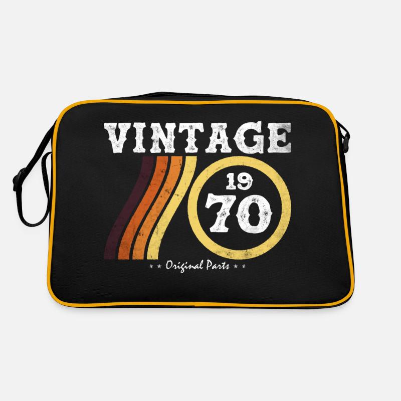 Millésime 1970 - Classique Édition Limitée Rétro 54 - Sac Retro - noir/or