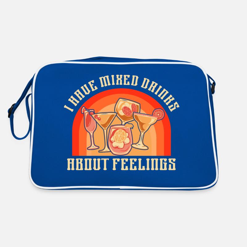 Mixed feelings and exquisite drinks Retro Bag