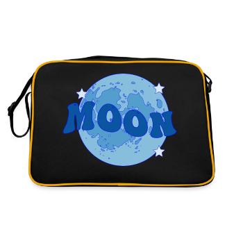 MOON - Retro Bag - black/gold - Back