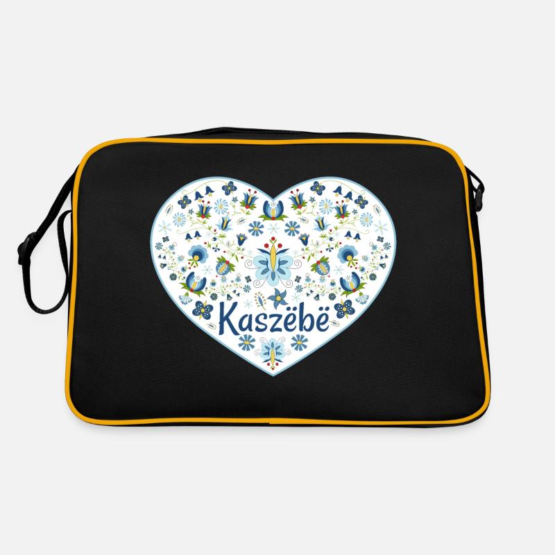 Das Herz von Kaszebe Retro Tasche