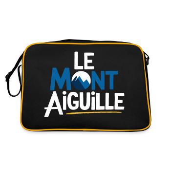 Le Mont Aiguille - Sac Retro - noir/or - Dos