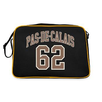 Pas-de-Calais 62 - Sac Retro - noir/or - Dos