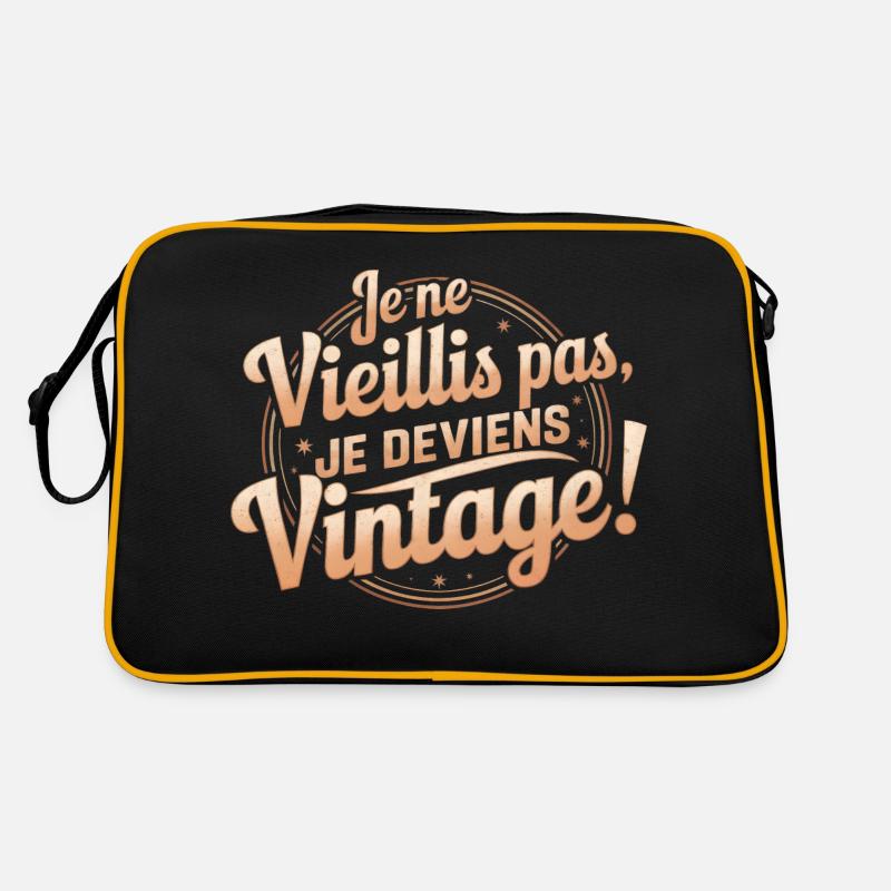 Je ne vieillis pas, je deviens vintage ! Sac Retro