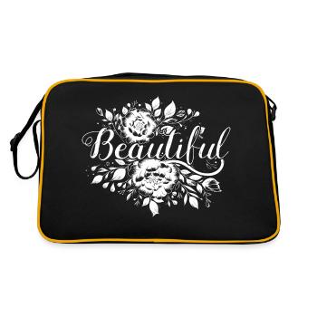 Beautiful Font Beautiful - Retro Bag - black/gold - Back