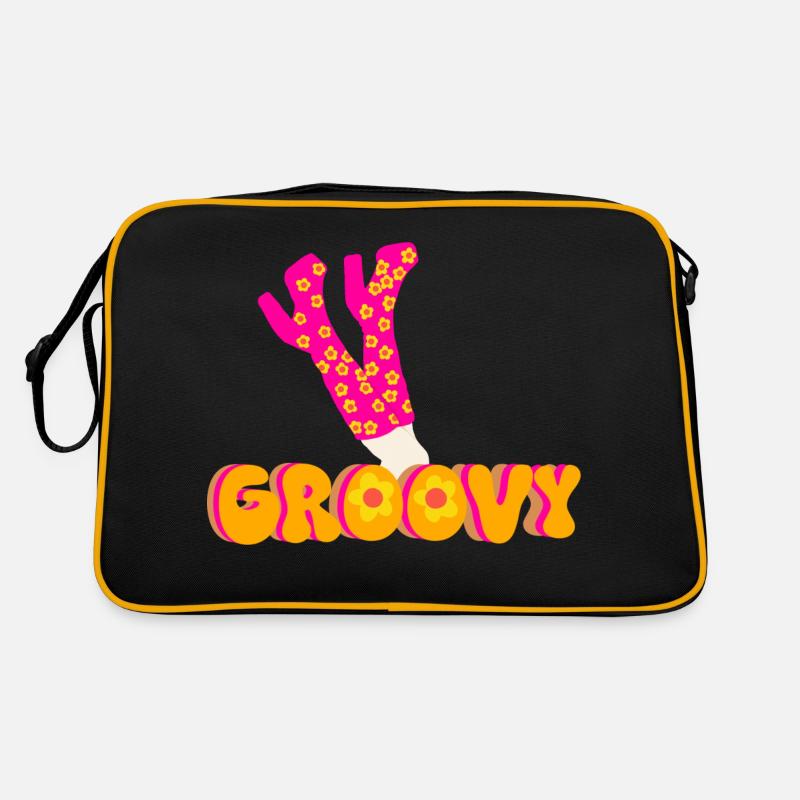 Funky Groovy Disco Platform Boots Retro Bag