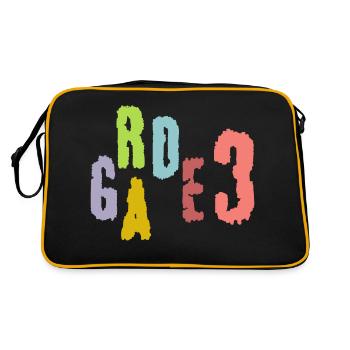 back to school grade 3 third grade - Retro Bag - black/gold - Back