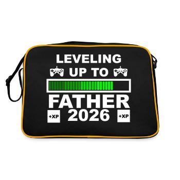 Montée de niveau jusqu’au père 2026 Motif - Sac Retro - noir/or - Dos